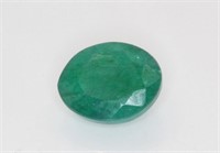 Lot of 11.54 ct total Colour Enhanced Emerald Oval