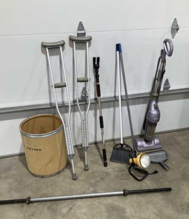 Electric Vacuum, Broom, Crutches, Light, Weight