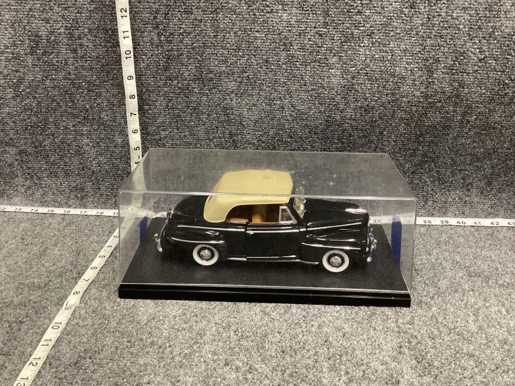 Antique-Style Toy Car in Display Case