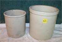 Vintage Ceramic Stoneware Crock (2)