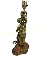 Bronze Figural Lamp