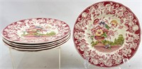 6 Royal Doulton Davenport Plates