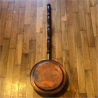 Copper & Brass Bed Warmer with Wood Handle