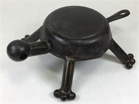 Vintage Cast Iron Unique Folk Art Turtle