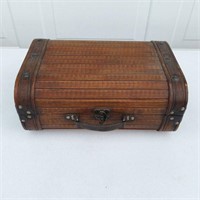 Small Decorative Wooden Suitcase