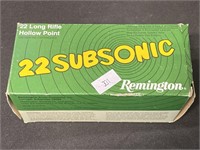 Remington .22 LR HP ammo.