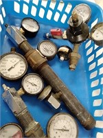 Group of assorted gauges