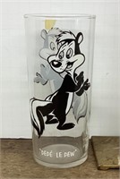 Pepe Le Pew character glass