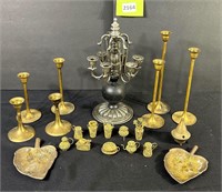 Brass Accents and Candlesticks