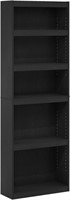 Furinno 5-Tier Shelf Bookcase, Blackwood