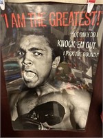 Vintage Muhammad Ali poster I am the Greatest