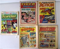 1970's Action Comics Tiger & Scorcher