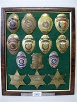 Panel eleven Philippines police badges