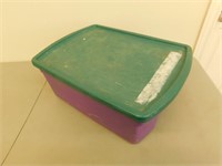 Plastic storage tote 17X24X10