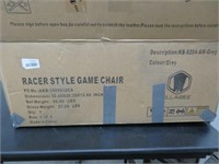 RACER STYLE GAMING CHAIR - BLACK GREY KILLABEE