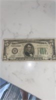 1934 $5 bill