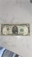1950 $5 bill