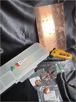 Copper Sheet, Small Solder Tool, & Hand Tools