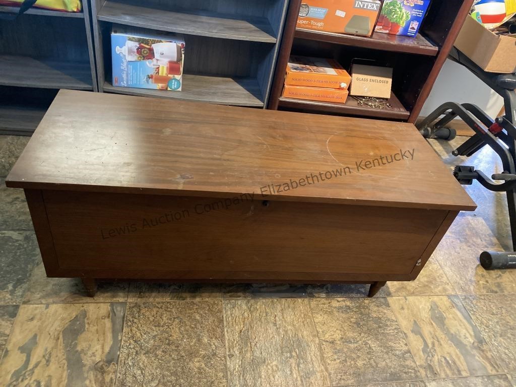 Locked Hope chest 20 inches tall 48 inches wide
