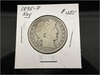 1895-P Barber Half Dollar