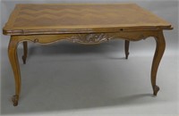French Basket-Weave Dining Table