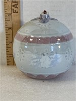 Pfaltzgraff Winter Frost Collection oil lamp