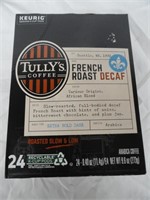 Tully's Coffee French Roast Decaf 24 k-cups