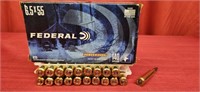 Federal 6.5 x 55 140 gr. Cartridges - Qty 20