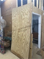 3 sheets of plywood, one sheet 44 inches wide