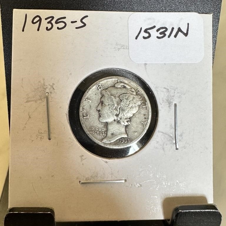 1935-S PROOF SILVER ROOSEVELT DIME