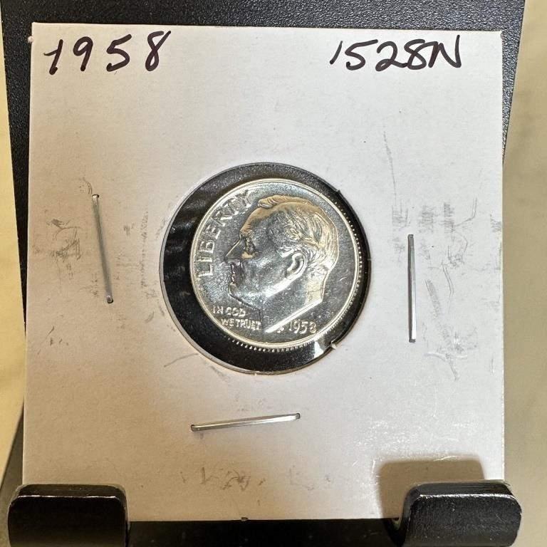 1958 PROOF SILVER ROOSEVELT DIME