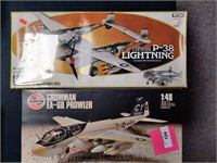 Two new model airplane kits
