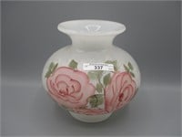 Fenton HP bulbulous vase - Jackson