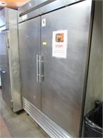 Superior Stainless Two Door Upright Freezer