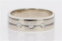 .15 Ct Diamond Band Ring 14 Kt