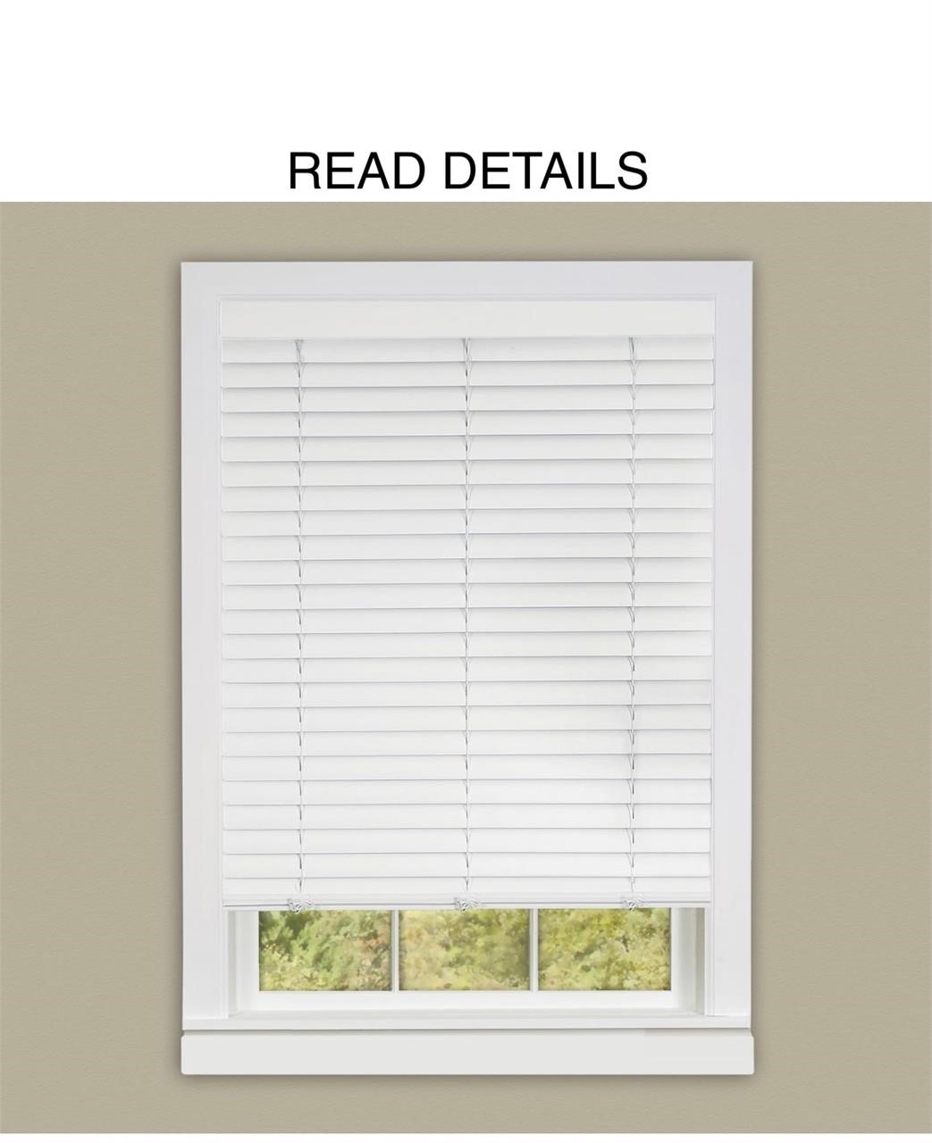 Achim Cordless 2" Slat Window Blind, READ INFO