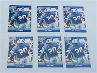 Barry Sanders Football Card LOT