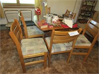 DROP LEAF TABLE & CHAIRS