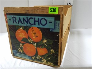 Rancho-Brand Wooden Crate