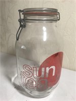 Vintage Sun Tea Glass Jar