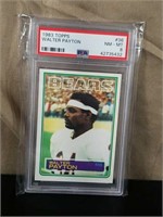 Graded PSA 8 NM-MT 1983 Topps Walter Payton Card