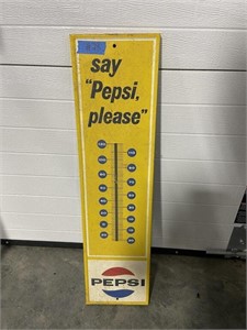 1965 Pepsi Thermometer (No Thermometer)