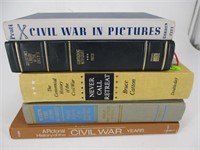 Lot (5) Civil War History Books
