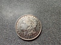 1921 Morgan silver dollar coin