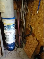 Contents of Corner - Wood / Counter Tops / Yard