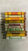 10 Adv Bullet Pencils