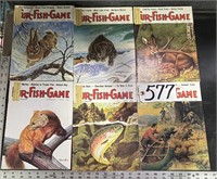 1975 Full Year Fur-Fish-Game Magazines