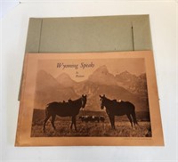 Vtg BOOK Wyoming Speaks in Pictures Belden Photos