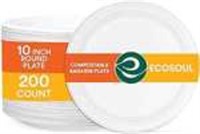 Eco-10 Inch Plates 200-Pack