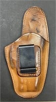 BIANCHI 100 SZ 10 TAN LEATHER HOLSTER